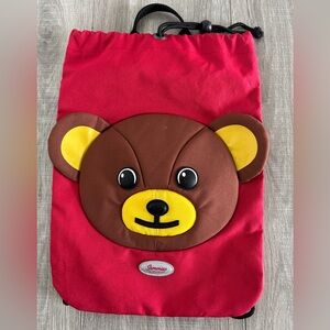 Sammies by Samsonite Bear Kids Drawstring Backpack Red